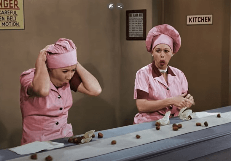 I love Lucy Chocolate Factory